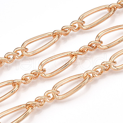 Iron Twisted Oval Link Chains CH-N004-08KCG-1