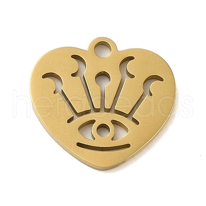 304 Stainless Steel Charms STAS-S123-03G-07-1