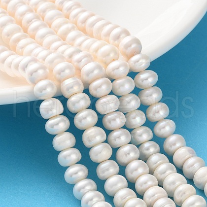 Natural Cultured Freshwater Pearl Beads Strands PEAR-I007-02N-01C-1