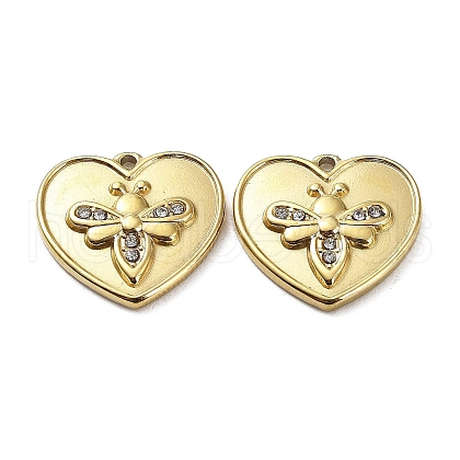 Ion Plating(IP) 304 Stainless Steel Charms STAS-Q254-17G-1