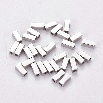 Tarnish Resistant 201 Stainless Steel Beads STAS-L224-001B-1