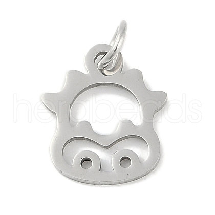 Non-Tarnish 304 Stainless Steel Pendants STAS-L279-001P-02-1