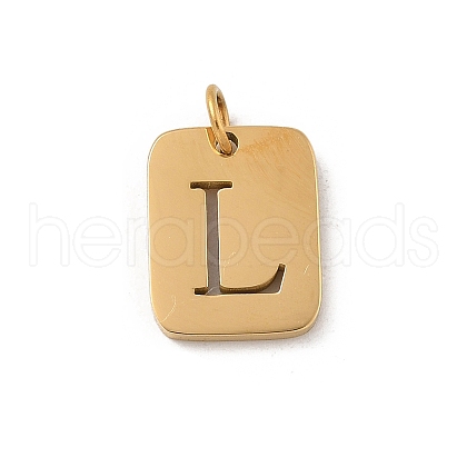 304 Stainless Steel Charms STAS-R001-01G-L-1