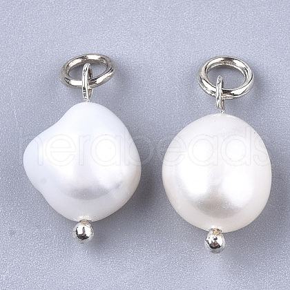 Natural Cultured Freshwater Pearl Pendants PEAR-Q013-01A-1