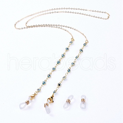 Brass Eyeglasses Chains AJEW-EH00075-03-1