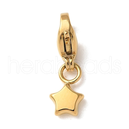 Star 304 Stainless Steel Pendant Decorations STAS-G352-18G-1