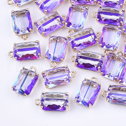 Transparent Glass Pendants X-GLAA-T007-20B-1