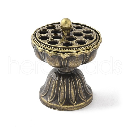 Alloy Incense Burner DJEW-D300-01A-AB-1