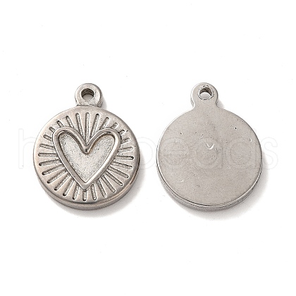 Non-Tarnish Valentine's Day 304 Stainless Steel Pendants STAS-E193-07P-1
