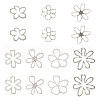 14Pcs 7 Style Alloy Pendants FIND-TA0003-68-2