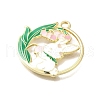 Alloy Enamel Pendants FIND-G090-03B-01-2
