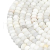 Natural White Crazy Agate Beads Strands G-P575-A04-6x4mm-03-3