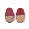 Resin & Walnut Wood Pendants RESI-S358-17B-2