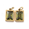 PVD Vacuum Plating 304 Stainless Steel Pendants STAS-D189-03G-B05-2