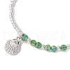Glass Seed Beads Braided Bracelets BJEW-MZ00176-02-4