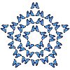 SUNNYCLUE Printed Alloy Pendants with Enamel PALLOY-SC0002-90A-1