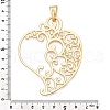 Plating Alloy Big Pendants PALLOY-T090-25G-3