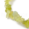 Natural Jade Chips Beaded Stretch Bracelets BJEW-TA00494-02-4