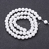 Natural White Jade Beads Strands GSR6mmC067-3