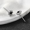 304 Stainless Steel Stud Earrings EJEW-F361-20P-5