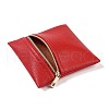 Imitation Leather Jewelry Storage Zipper Bags ABAG-G016-01B-01-3