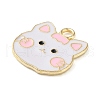 Cute Animal Alloy Enamel Pendants ENAM-U002-03B-KCG-2