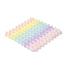 6 Colors Transparent Acrylic Pumpkin Beads Cup Mat AJEW-CM00001-5