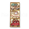 Christmas Wood Pendant Decorations HJEW-K038-01B-1