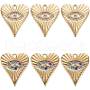 SUNNYCLUE 8Pcs 2 Colors 304 Stainless Steel Pendants STAS-SC0009-41-1