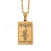 Tarot Theme 304 Stainless Steel Pendant Nacklaces For Women STAS-S128-02L-1