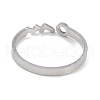 Non-Tarnish Constellations 304 Stainless Steel Open Cuff Ring for Women RJEW-L122-001P-02-3