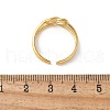 304 Stainless Steel Open Cuff Ring for Women RJEW-Z088-01G-01-3