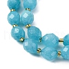 Natural White Jade Beads Strands G-D305-B01-01B-5