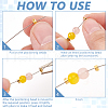 BENECREAT 10Pcs 925 Sterling Silver Flat Round Crimp Beads STER-BC0002-69G-4