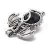 Natural Obsidian Pendants G-P491-02AS-05-3