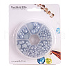 1Box ABS Plastic Imitation Pearl Dome Cabochons SACR-PH0001-41-4