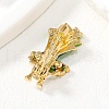 Golden Zinc Alloy Brooches PW23090875982-2