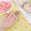  100Pcs 2 Colors Opaque Resin Cabochons RESI-NB0002-12-3