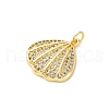 Brass Micro Pave Cubic Zirconia Pendants KK-S510-40G-02-2