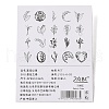 20Pcs Waterproof PET Stickers Set DIY-F149-02C-5
