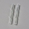 Transparent Colours Rainbow Glass Twist Bugle Beads GLAA-WH0039-11C-2