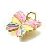 Brass Enamel Pendants KK-D295-14G-2