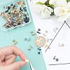 Unicraftale PVD Vacuum Plating 304 Stainless Steel Stud Earring Findings STAS-UN0015-74-2