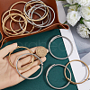SUNNYCLUE 20Pcs 2 Colors Stainless Steel Twisted Ring Open Cuff Bangles BJEW-SC0001-33-3