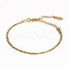 Minimalist Stainless Steel Chain Bracelets for Women OT8500-3-2