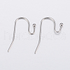 304 Stainless Steel Earring Hooks STAS-H448-01P-1