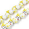 Handmade Lampwork Beads Strands LAMP-N021-43J-1