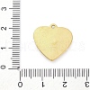 304 Stainless Steel Pendants STAS-V003-05G-06-3