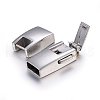 304 Stainless Steel Bayonet Clasps X-STAS-E440-06P-3