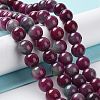 Dyed Natural Malaysia Jade Beads Strands G-G021-01B-05-2